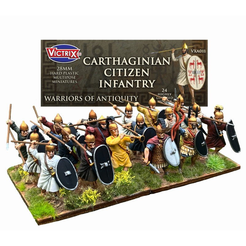 Victrix Miniatures 28mm Antiquité - Carthaginian Citizen Infantry