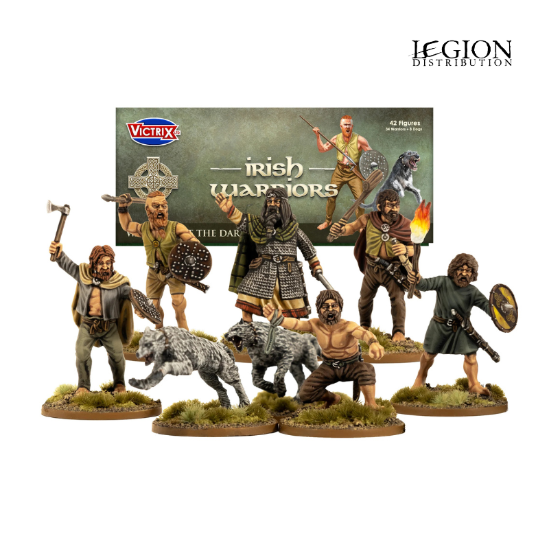 Victrix Miniatures 28mm Moyen Âge - Victrix Miniatures - Dark Age Irish & Dogs (Précommandes sortie en juin 2026)