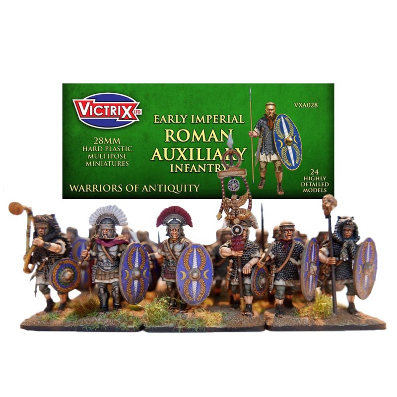 Victrix Miniatures 28mm Antiquité - Early Imperial Roman Auxiliary Infantry