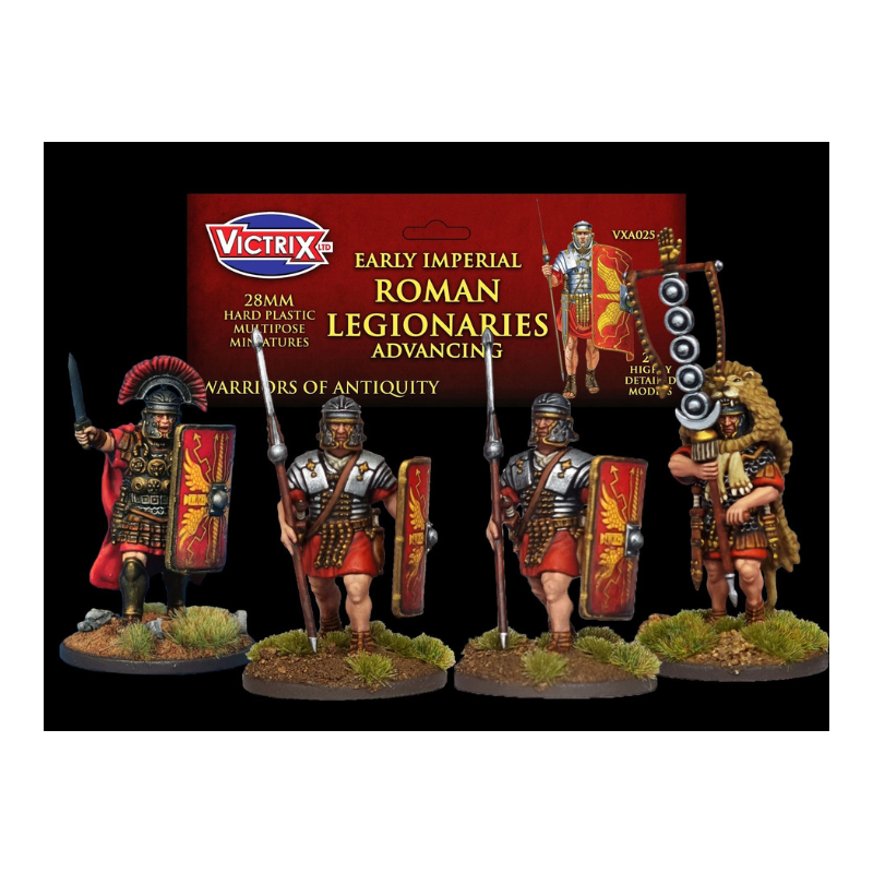 Victrix Miniatures 28mm Antiquité - Early Imperial Roman Legionaries Advancing