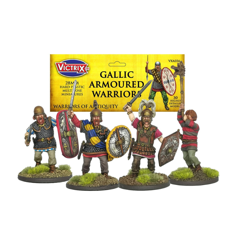 Victrix Miniatures 28mm Antiquité - Gallic Armoured Warriors