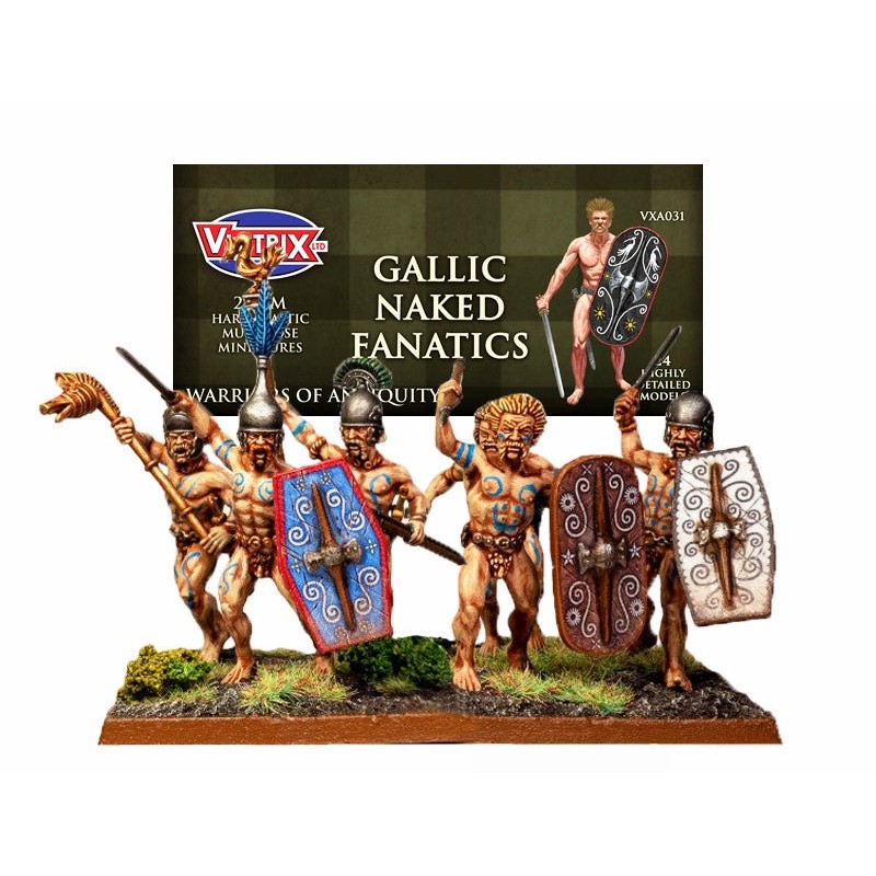 Victrix Miniatures 28mm Antiquité - Gallic Naked Fanatics