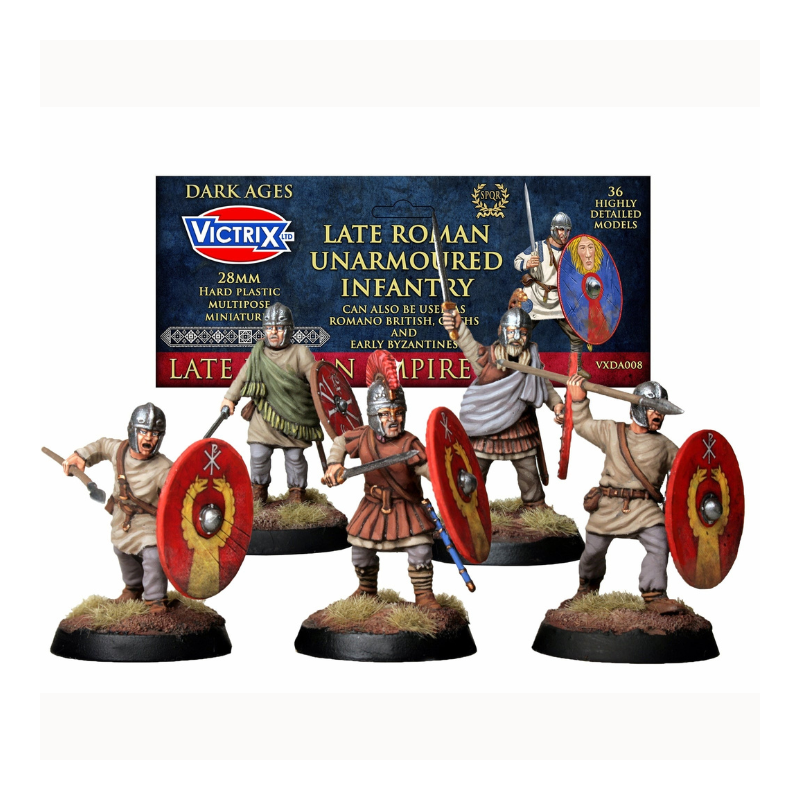 Victrix Miniatures 28mm Moyen Âge - Late Roman Unarmoured Infantry