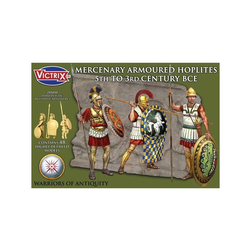 Victrix Miniatures 28mm Antiquité - Mercenary Armoured Hoplites 5th to 3rd Century BCE