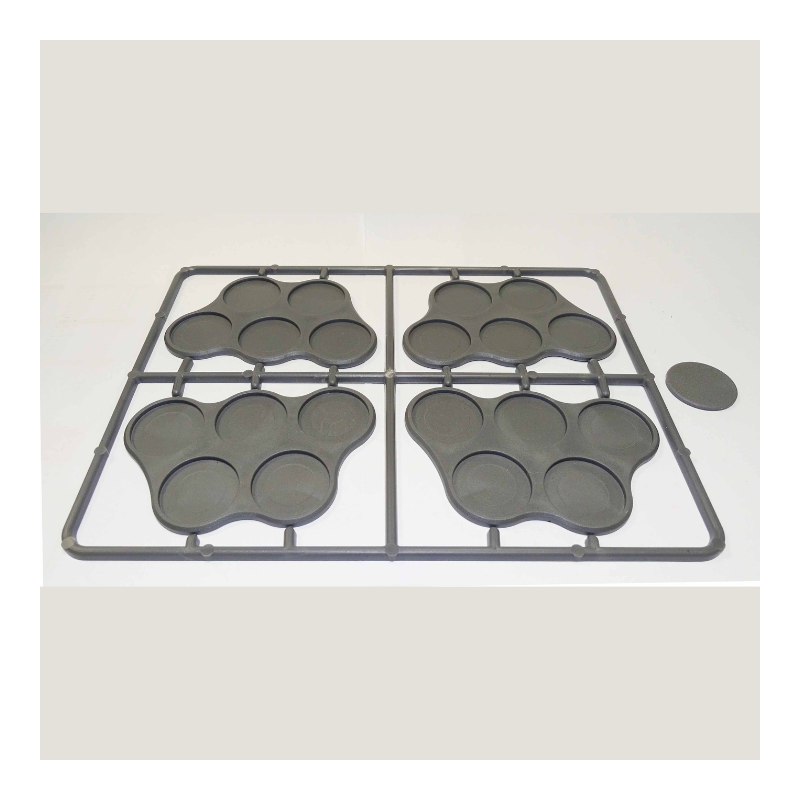 Victrix Miniatures - Plastic Bases Set 8. Skirmish movement trays for 25mm round bases