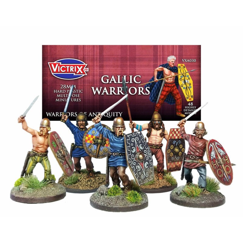 Victrix Miniatures 28mm Antiquité - Unarmoured Gallic Warriors