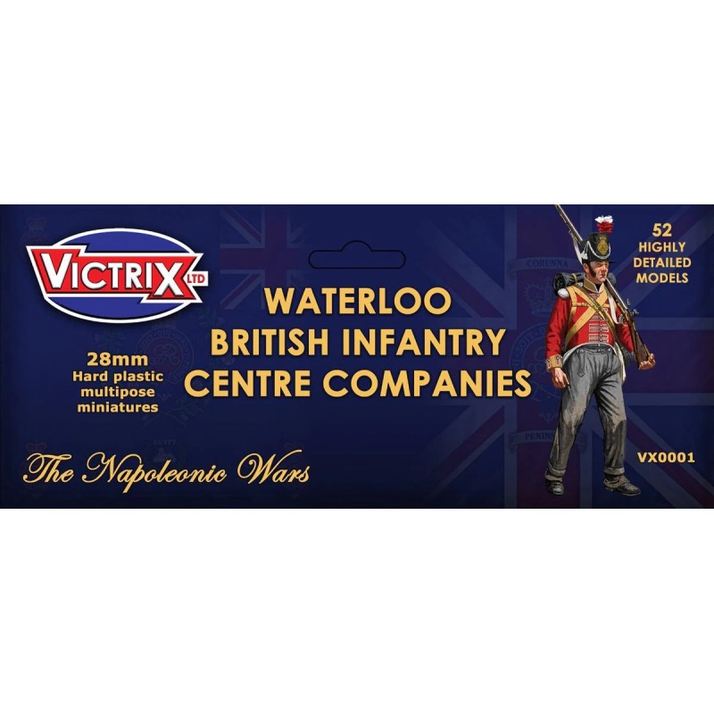 Victrix Miniatures 28mm Napoléonienne - Waterloo British Infantry Centre Companies