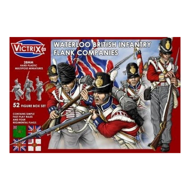 Victrix Miniatures 28mm Napoléonienne - Waterloo British Infantry Flank Companies