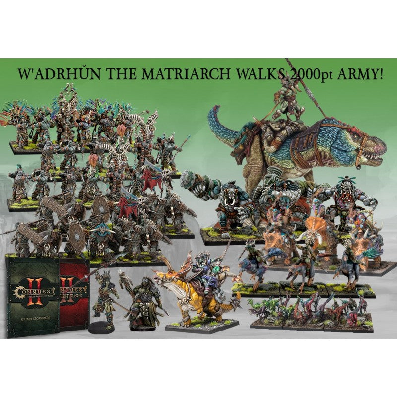Conquest -W’adrhŭn The Matriach Walks 2000pt Army (LIVRAISON GRATUITE)
