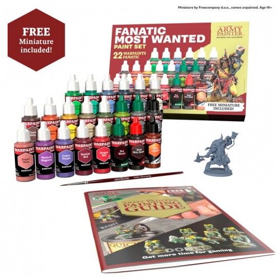 Army Painter - Warpaints Fanatic - Most Wanted Paint Set