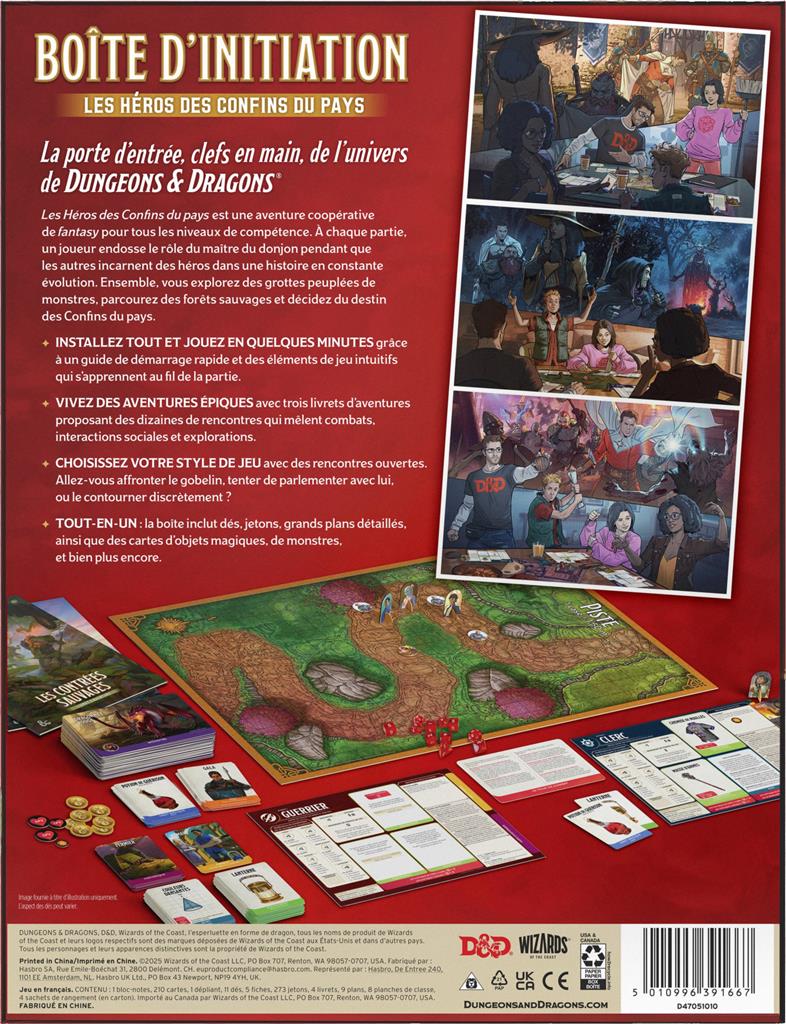 D&D5: Heroes of the Borderlands Starter Set en Francais