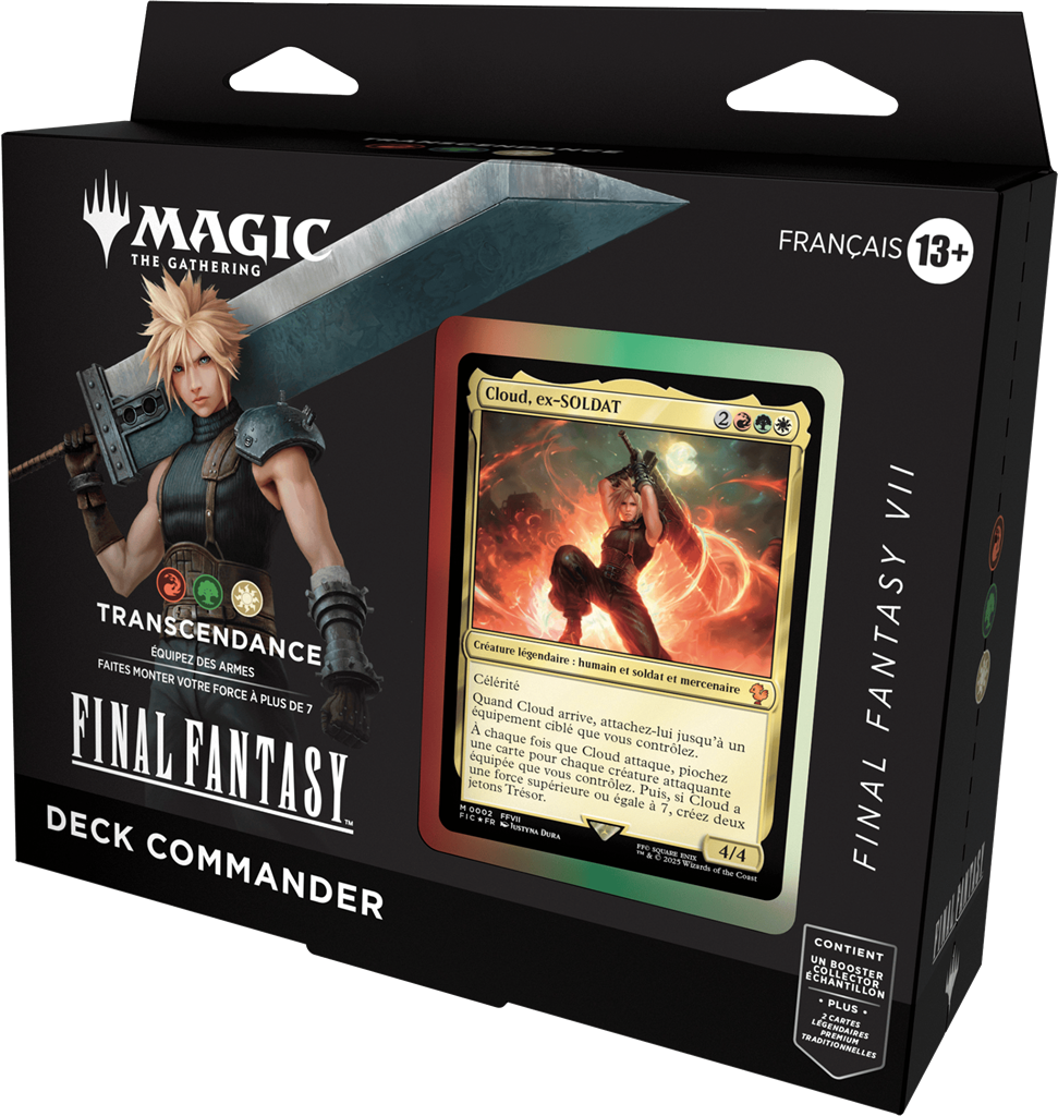 Magic The Gathering : Final Fantasy Deck Commander CLOUD en Francais (LIVRAISON GRATUITE)