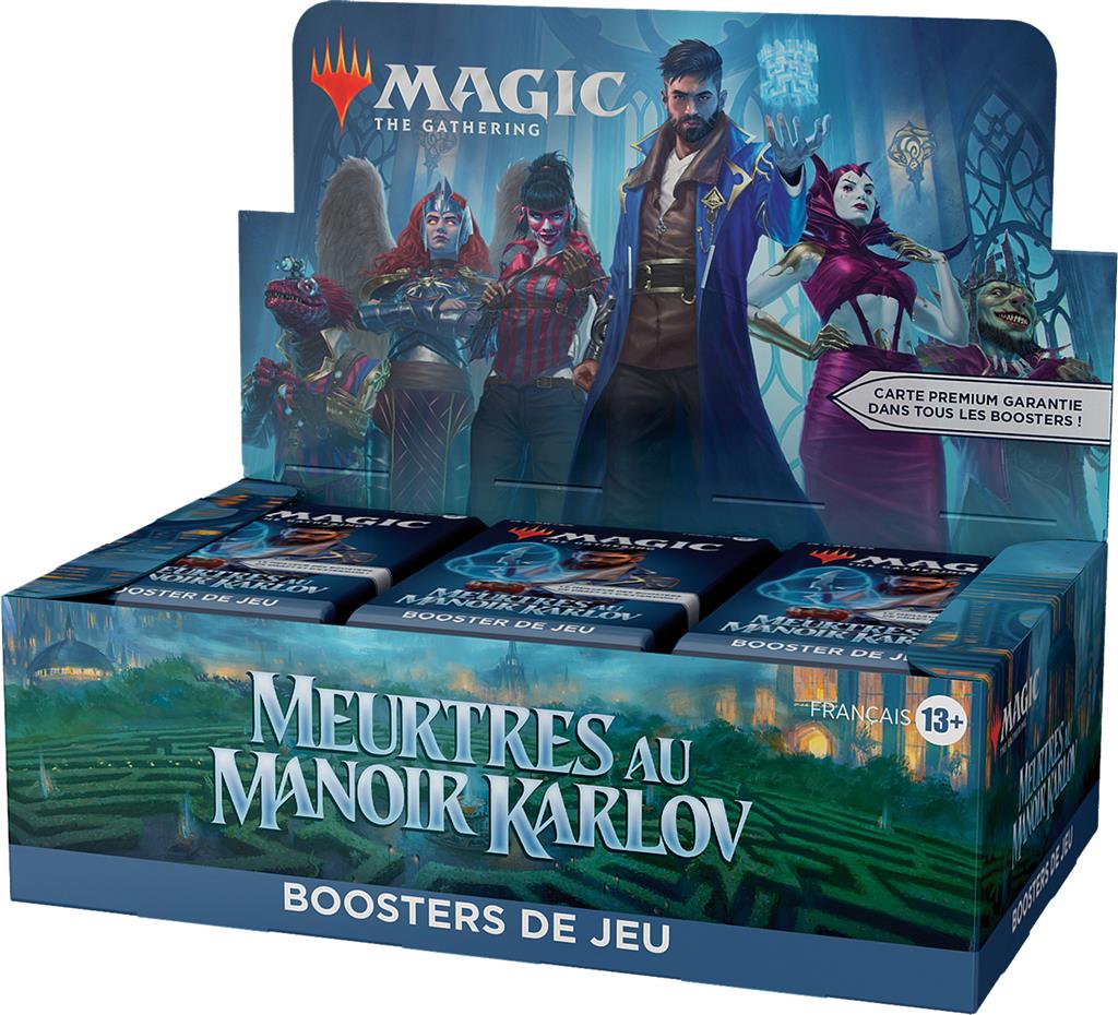Magic The Gathering : Meurtres au manoir Karlov Boite de boosters de jeu en Anglais (LIVRAISON GRATUITE)