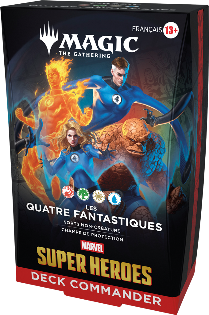 Magic The Gathering: Marvel Super Heroes Commander Les quatres fantastiques en Francais (Copie)
