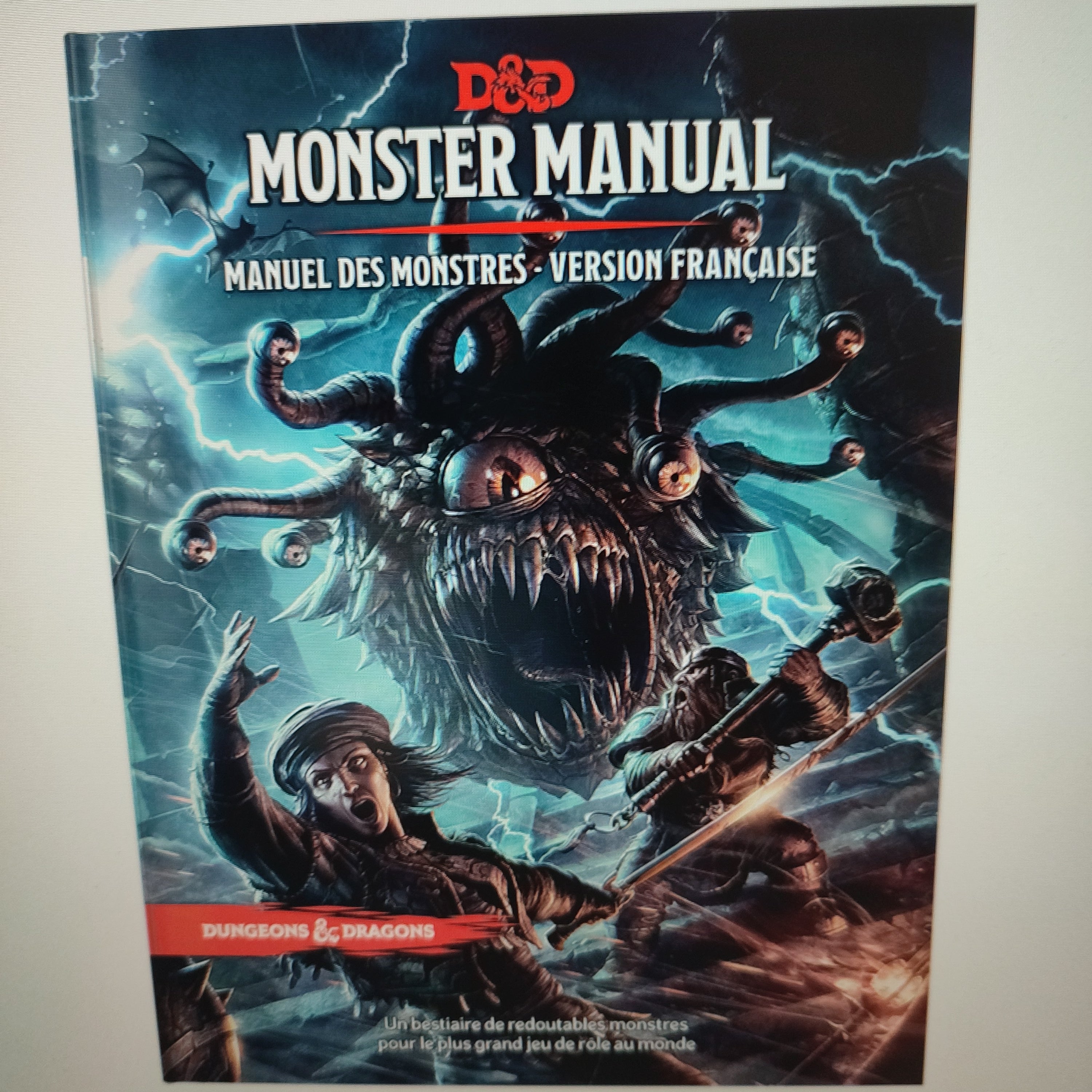 D&D 5 : Manuel des Monstres édition WOTC (frais de port gratuit)
