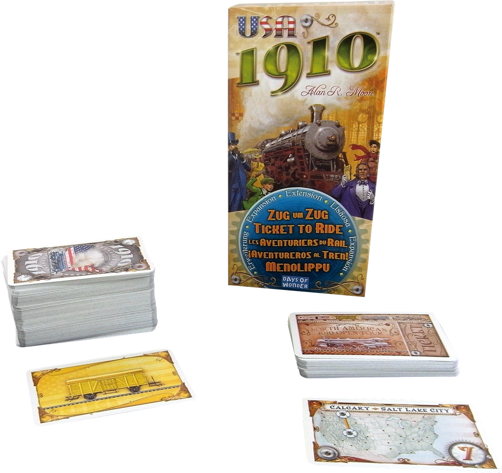 Les Aventuriers du Rail : 1910 (Extension US)(*** Opé Aventuriers du Rail ***)