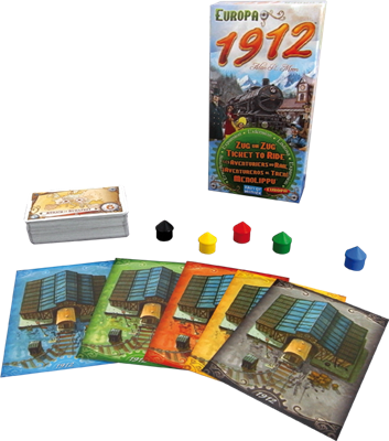 Les Aventuriers du Rail Europe : 1912 (Extension Europe)(*** Opé Aventuriers du Rail ***)