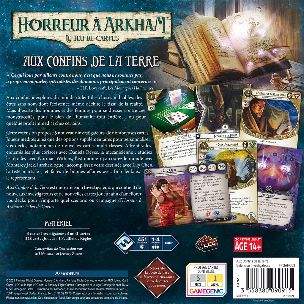 Horreur à Arkham JCE : Aux Confins de la Terre (Investigations)