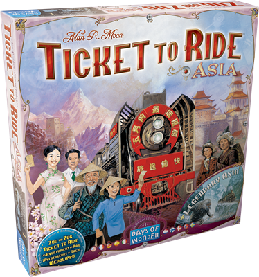 Les Aventuriers du Rail : Asie (Extension US et Europe)(*** Opé Aventuriers du Rail ***)