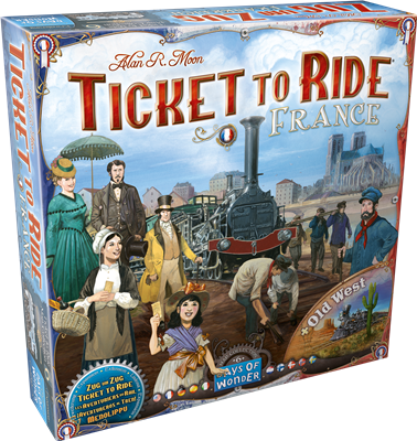 Les Aventuriers du Rail : France/Old West (Extension US ou Europe)