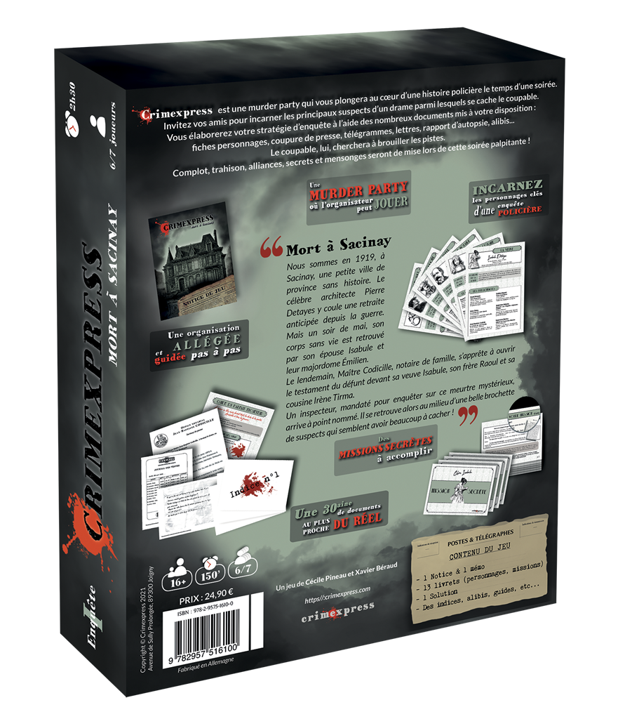 Crimexpress : Mort à Sacinay