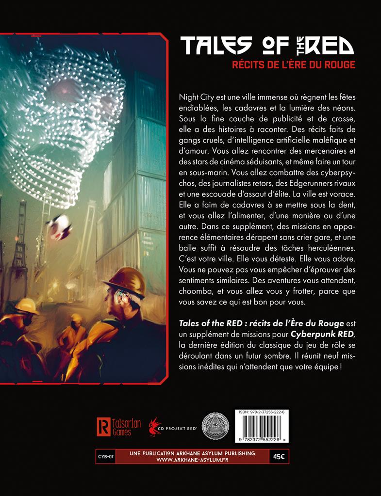 Cyberpunk Red : Tales of the Red (LIVRAISON GRATUITE)