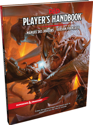 D&D 5 : Manuel des Joueurs Ed. WOTC (LIVRAISON GRATUITE)