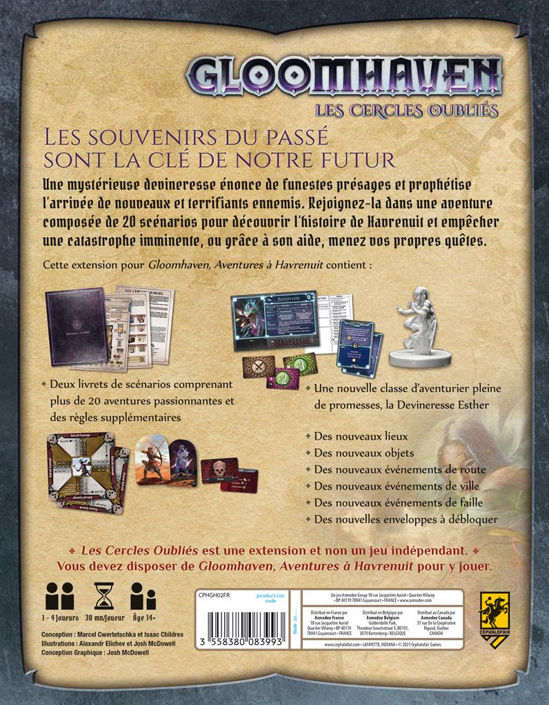 Gloomhaven : Les Cercles Oubliés (Ext)(EN STOCK)