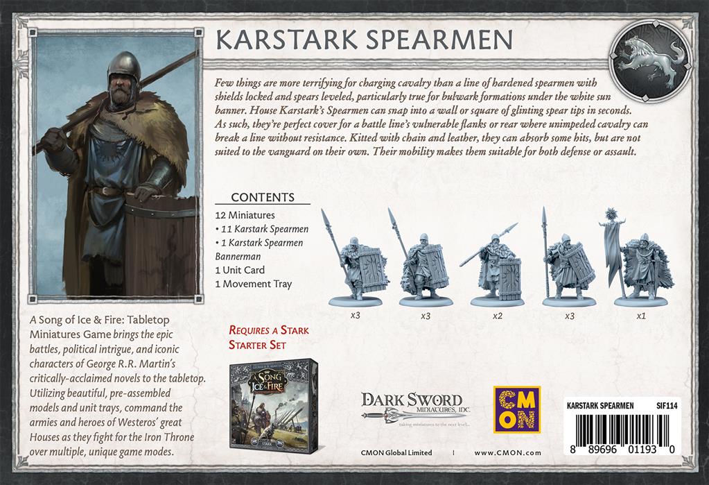 Trône de Fer JdF : Lanciers de la Maison Karstark