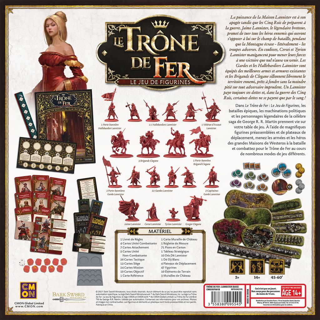 Trône de Fer JdF : Lannister (Boîte de Base)