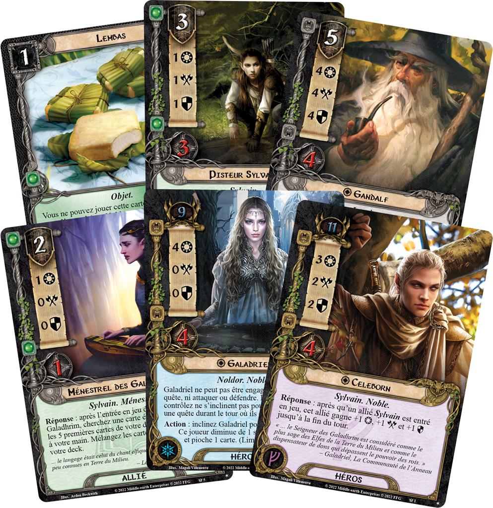 Seigneur des Anneaux JCE : Les Elfes de la Lórien (Pack Démarrage)