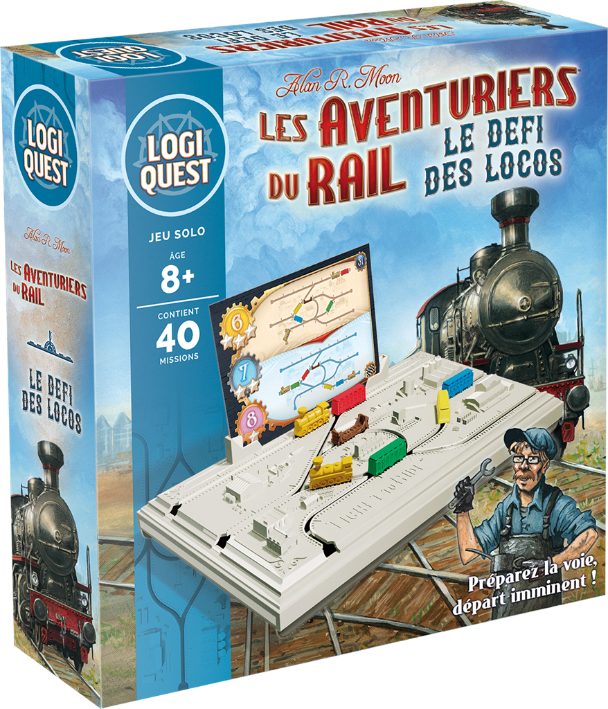 Logiquest : Les Aventuriers du Rail (EN STOCK)(PROMOTION)