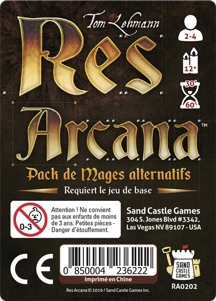 PACK RES ARCANA (la totale) frais de port inclus