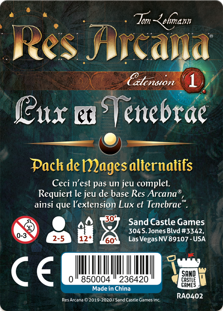 PACK RES ARCANA (la totale) frais de port inclus