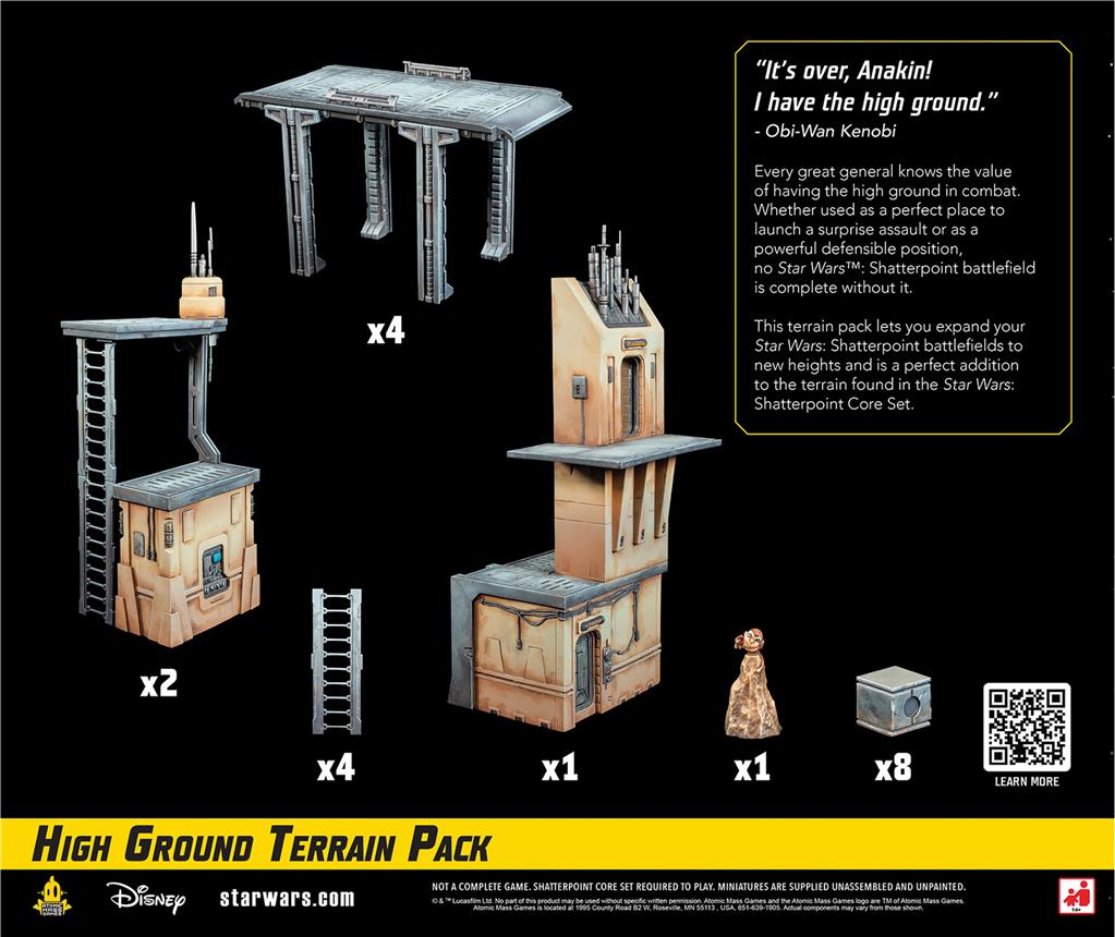 Star wars shatterpoint : set de terrain surélevé/High Ground (Terrain)