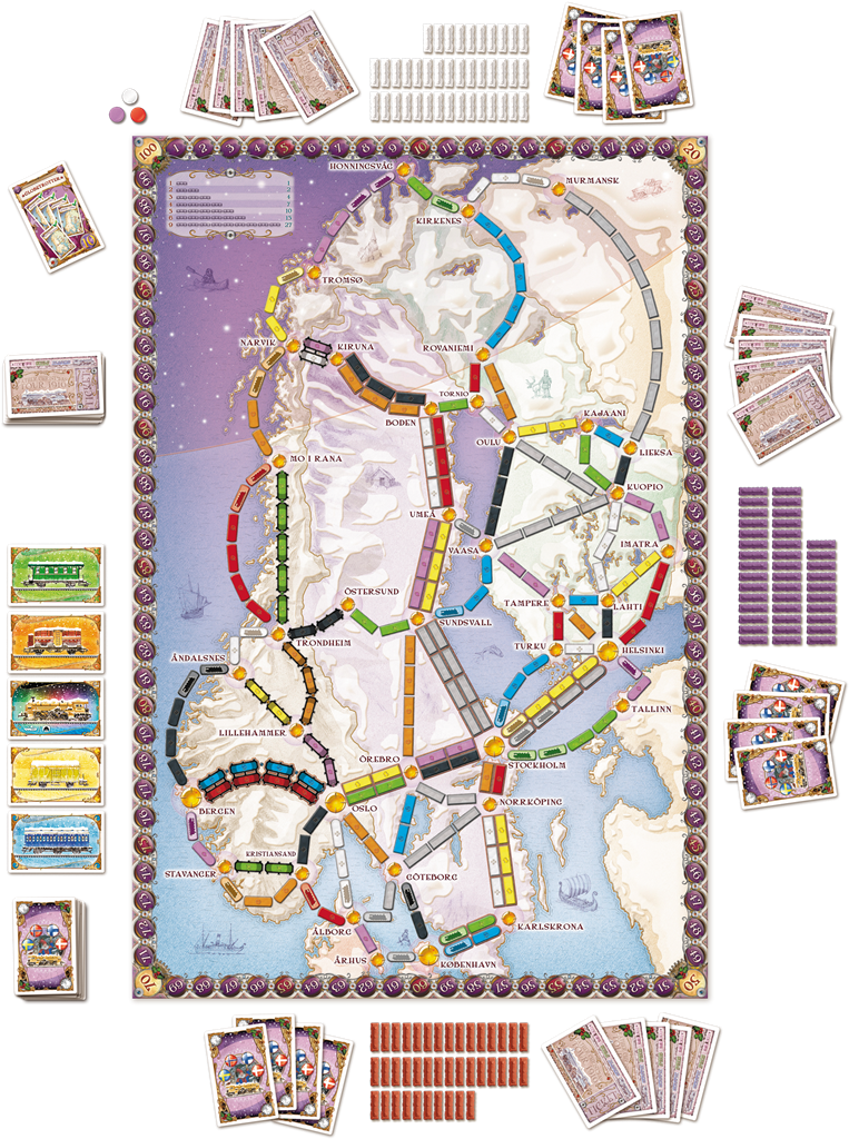 Les Aventuriers du Rail : Scandinavie