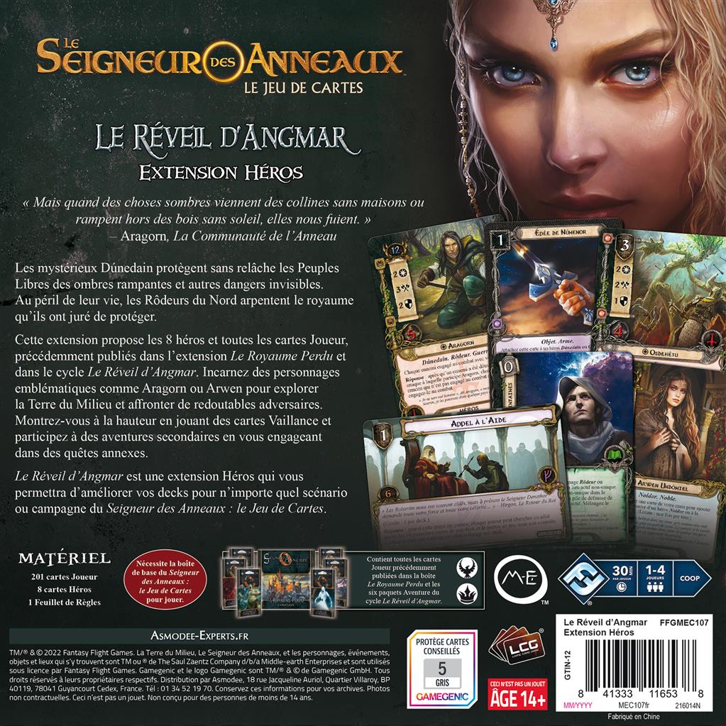 Seigneur des Anneaux JCE : Le Réveil d'Angmar (Héros)