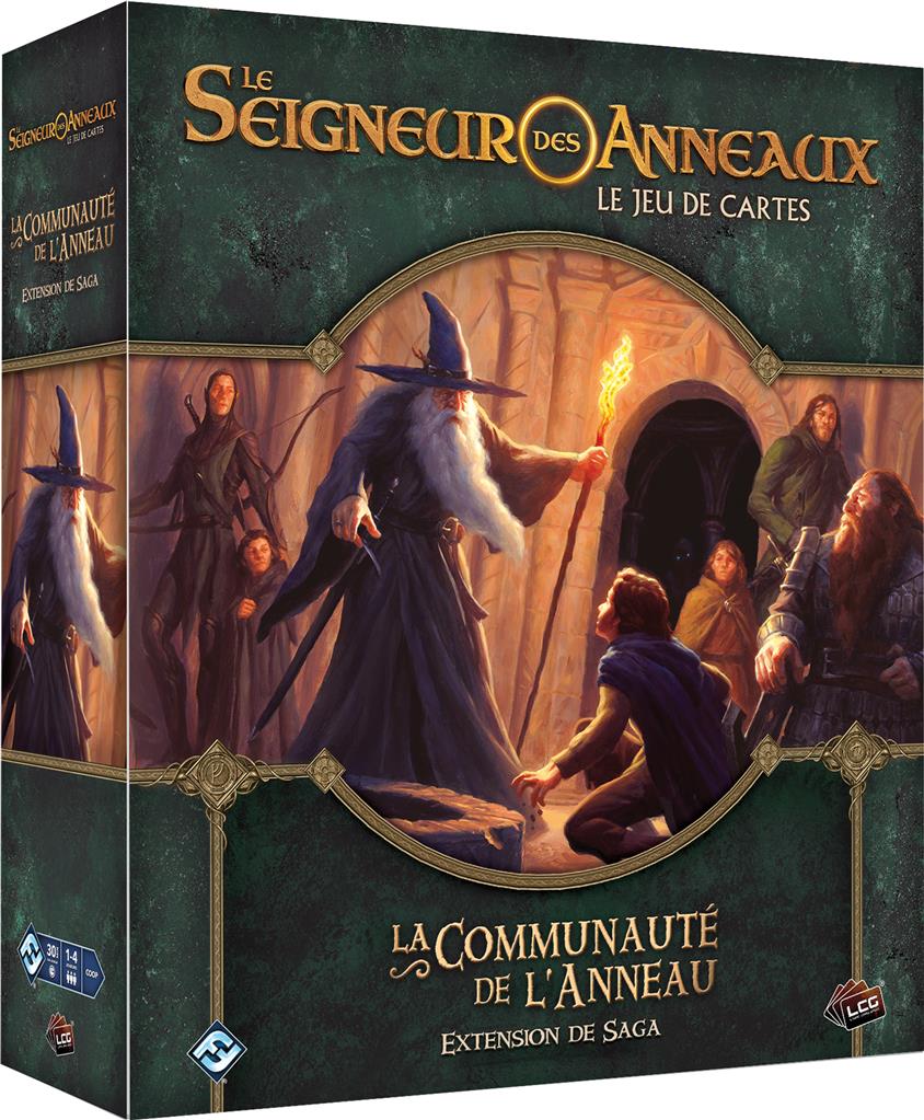 Seigneur des Anneaux Jeu de Carte Evolutif : La Communauté de l’Anneau (Saga)