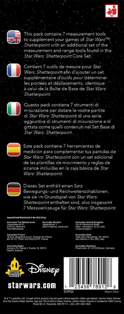 Star wars shatterpoint : Outils de Mesure (EN STOCK)