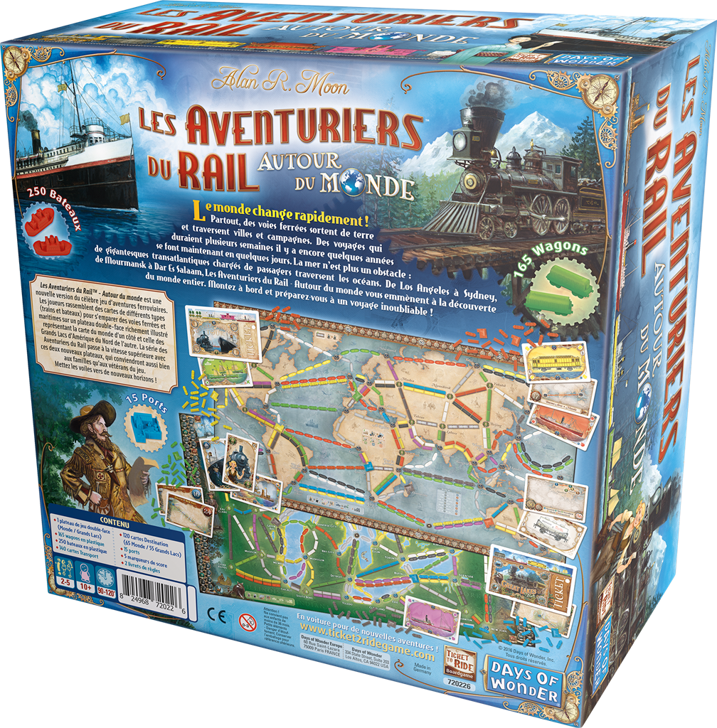 Les Aventuriers du Rail : Autour du Monde (EN STOCK)