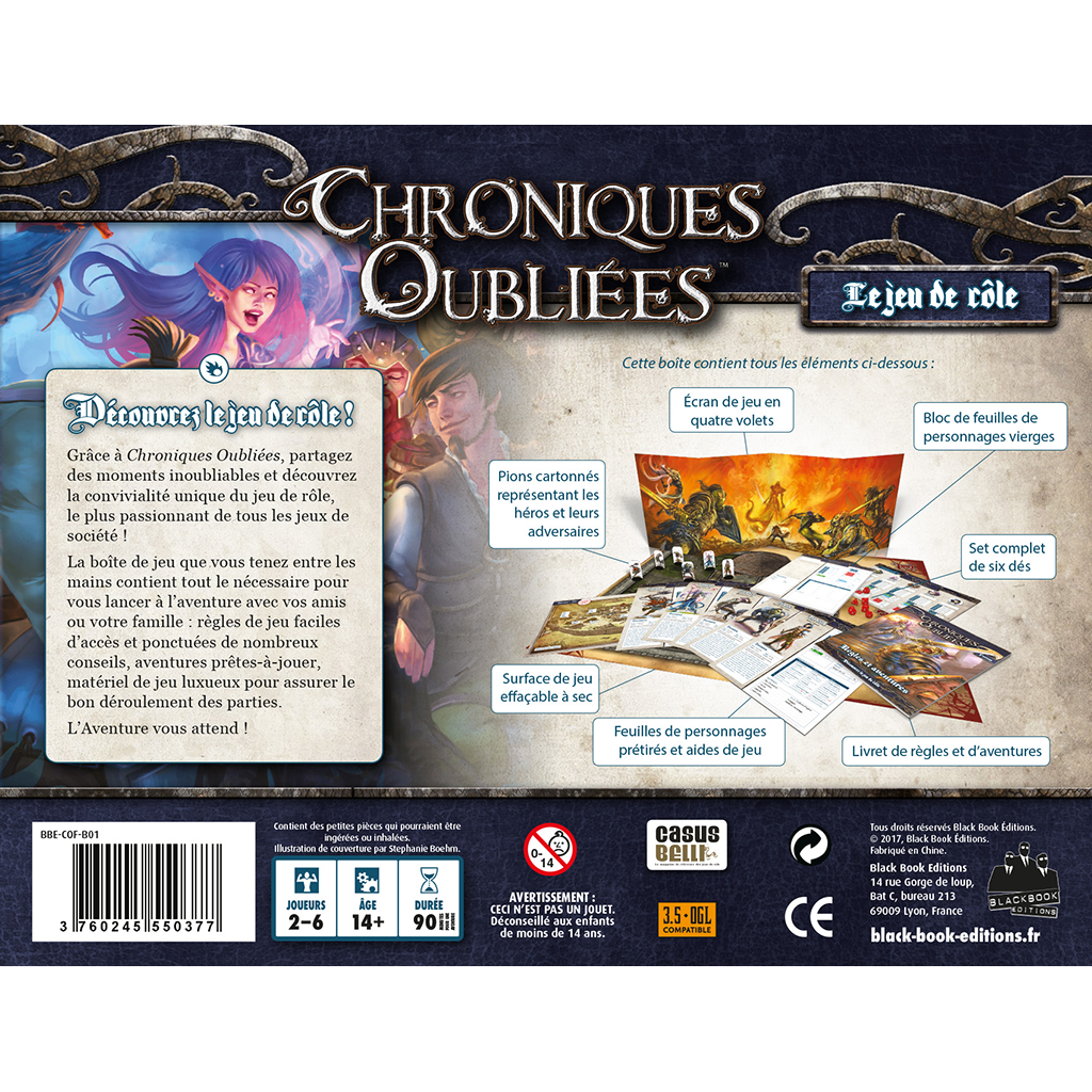 Chroniques Oubliées : Initiation au Jeu d'Aventure
