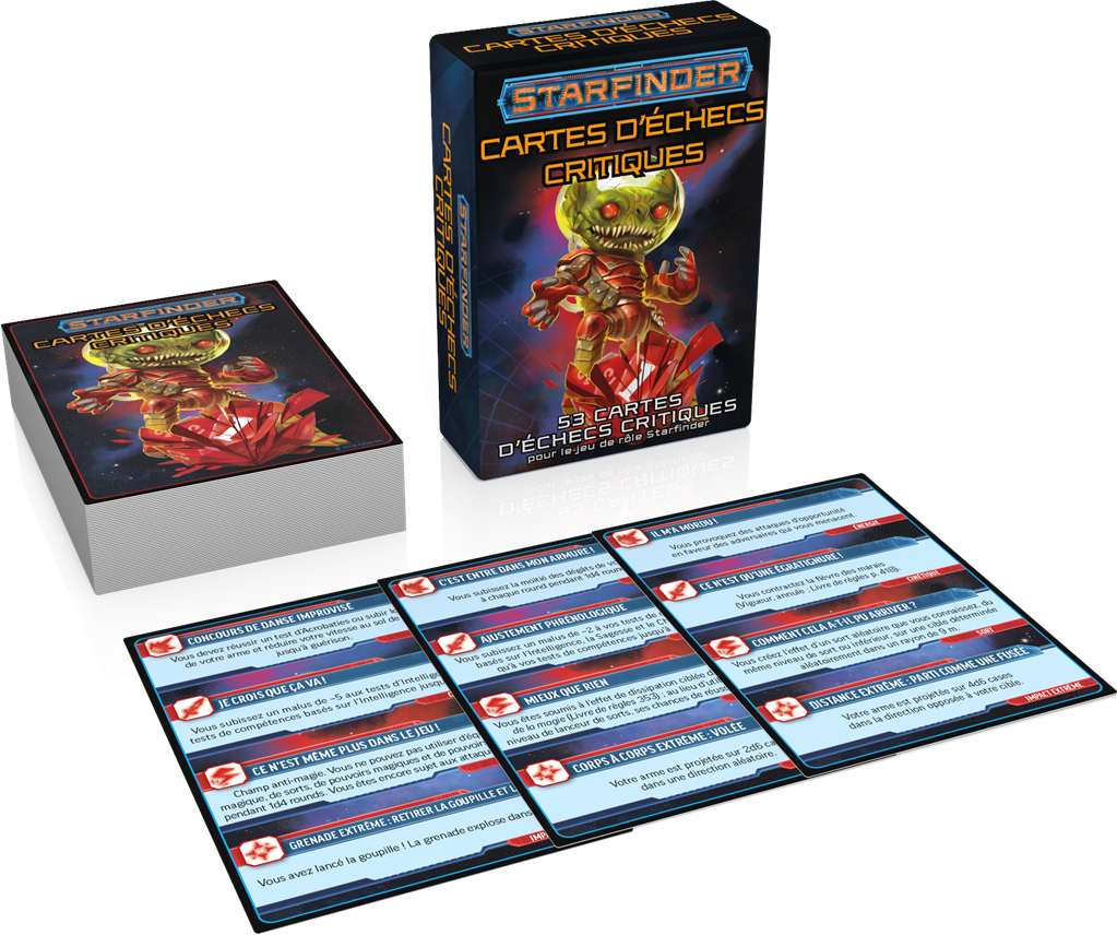 Starfinder : Cartes d'Echecs Critiques