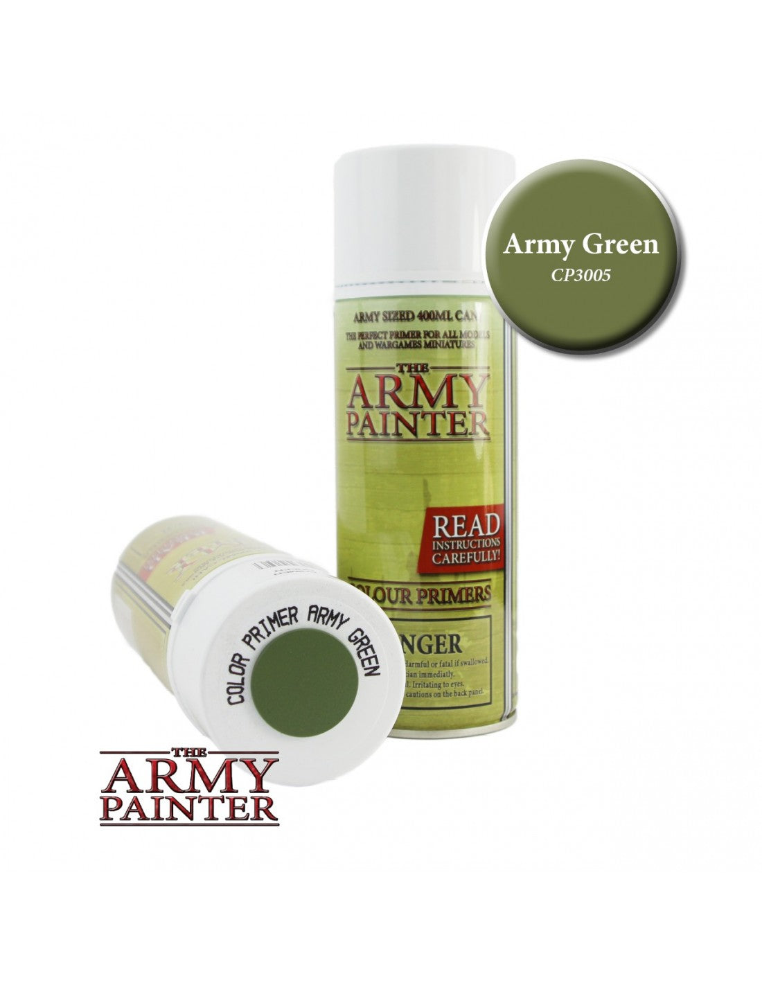 Army Painter - Bombes - Colour Primer - Army green