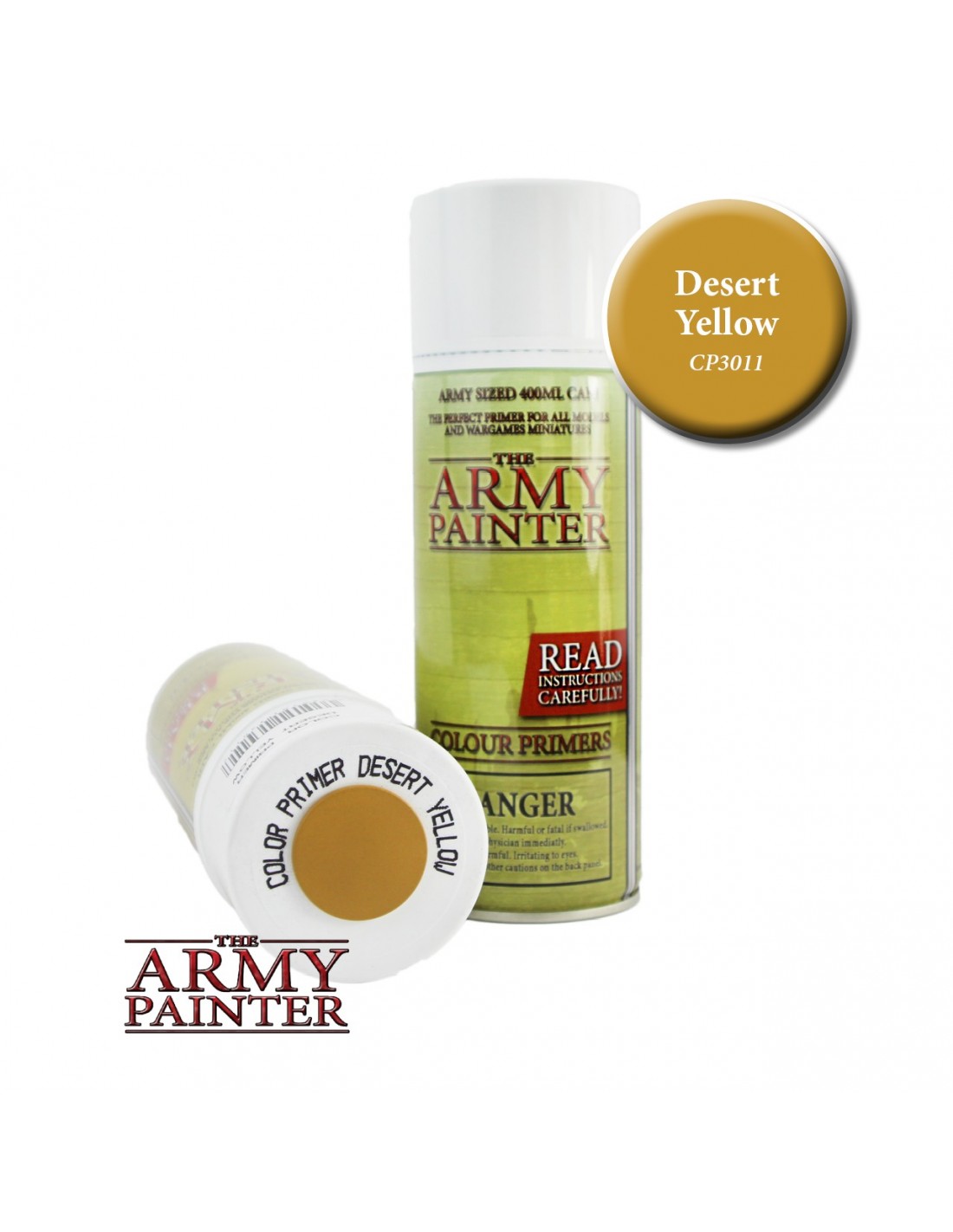 Army Painter - Bombes - Colour Primer - Desert Yellow