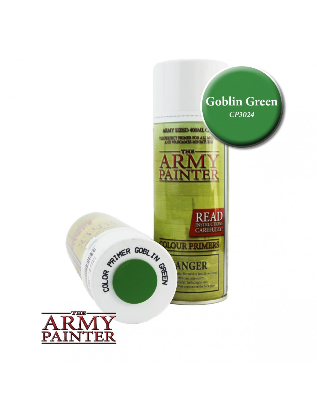 Army Painter - Bombes - Colour Primer - Goblin Green