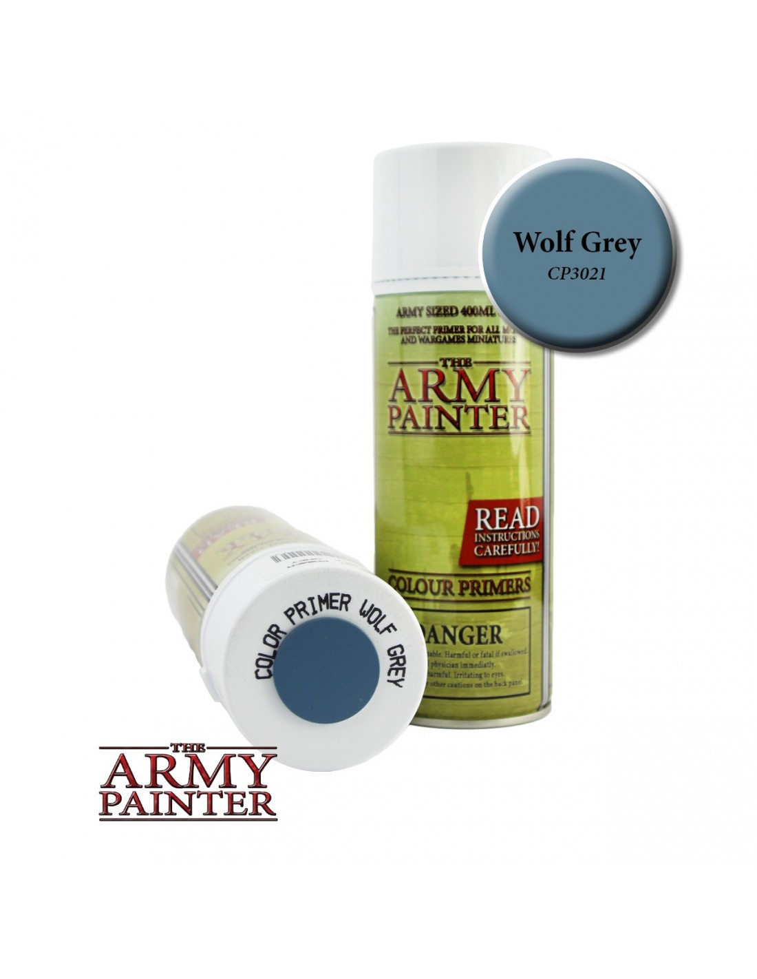 Army Painter - Bombes - Colour Primer - Wolf Grey