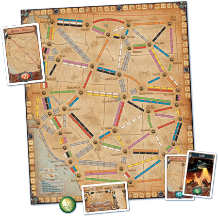 Les Aventuriers du Rail : France/Old West (Extension)