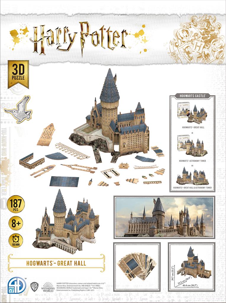 3D Model Kit H. Potter : La grande salle™