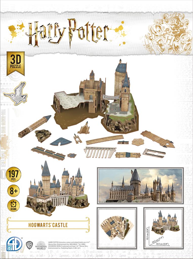 3D Model Kit H. Potter : Le château de Poudlard™(EN STOCK)
