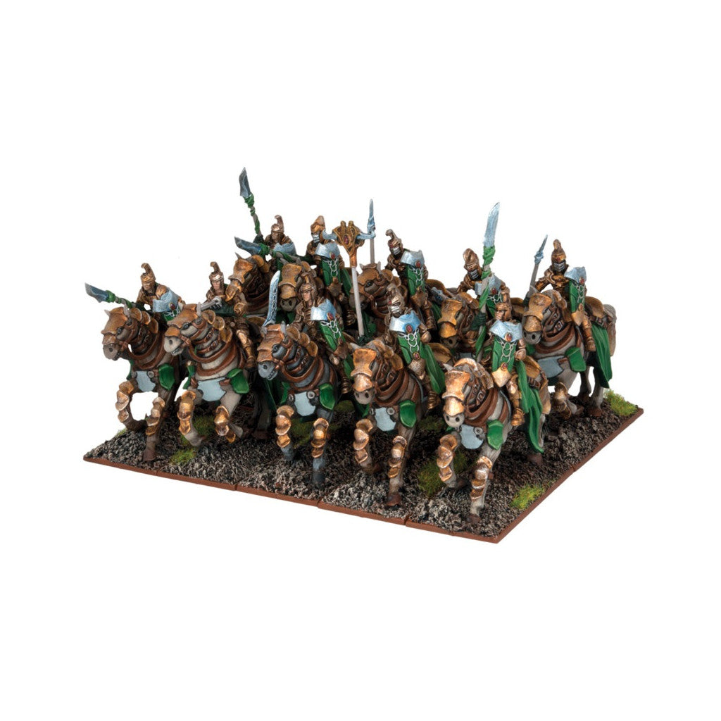 Kings of War Elfes -RÉGIMENT DE CAVALIERS DES TEMPÊTES